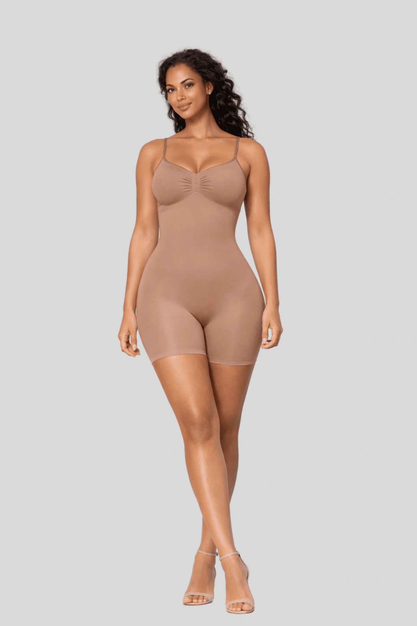 Alzya Mid-thigh sculpting bodysuit smoothing effect_Sienna