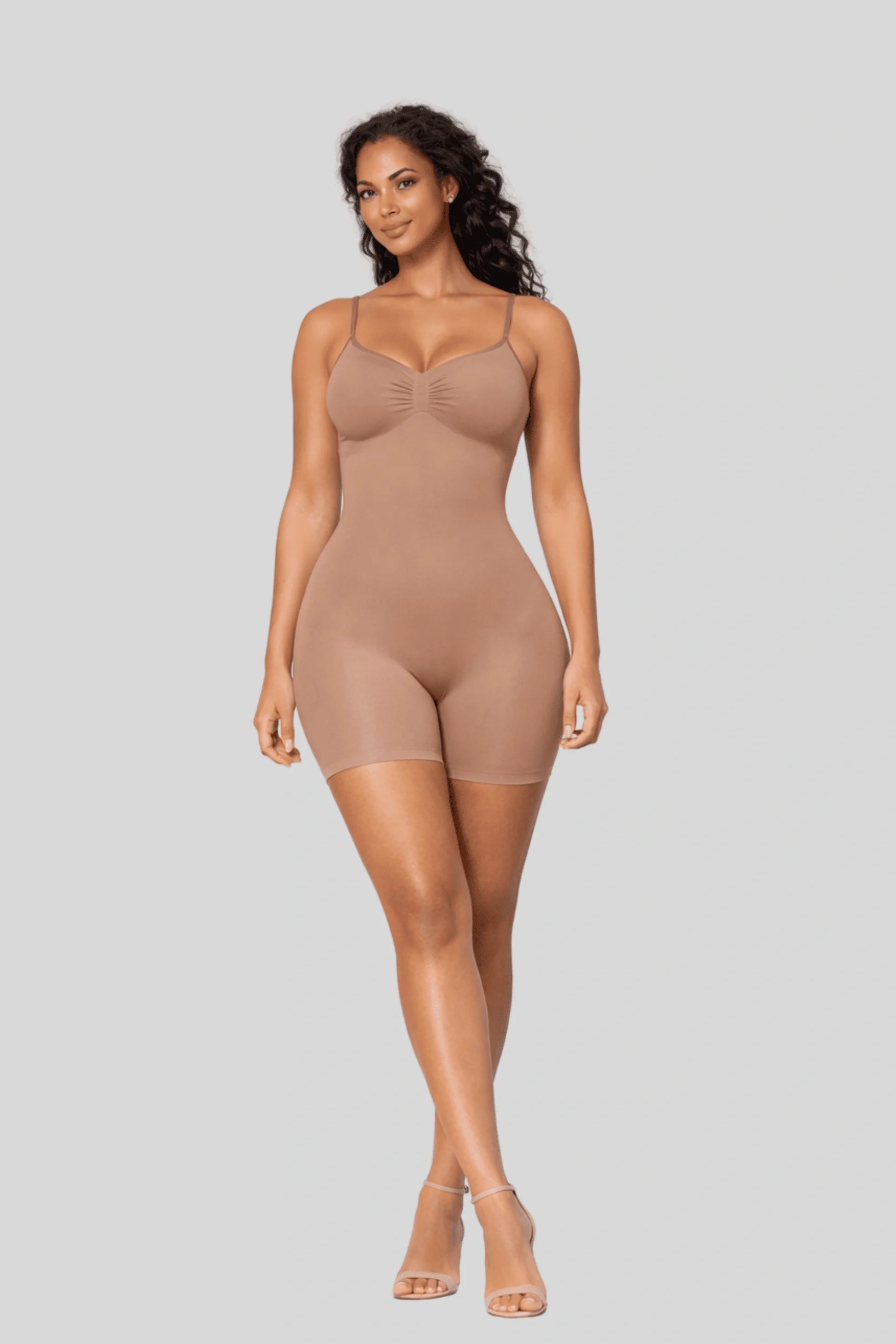 Alzya Mid-thigh sculpting bodysuit smoothing effect_Sienna