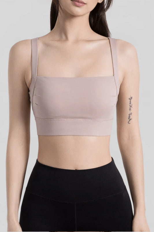 Alzya Open-back sports bra soft support