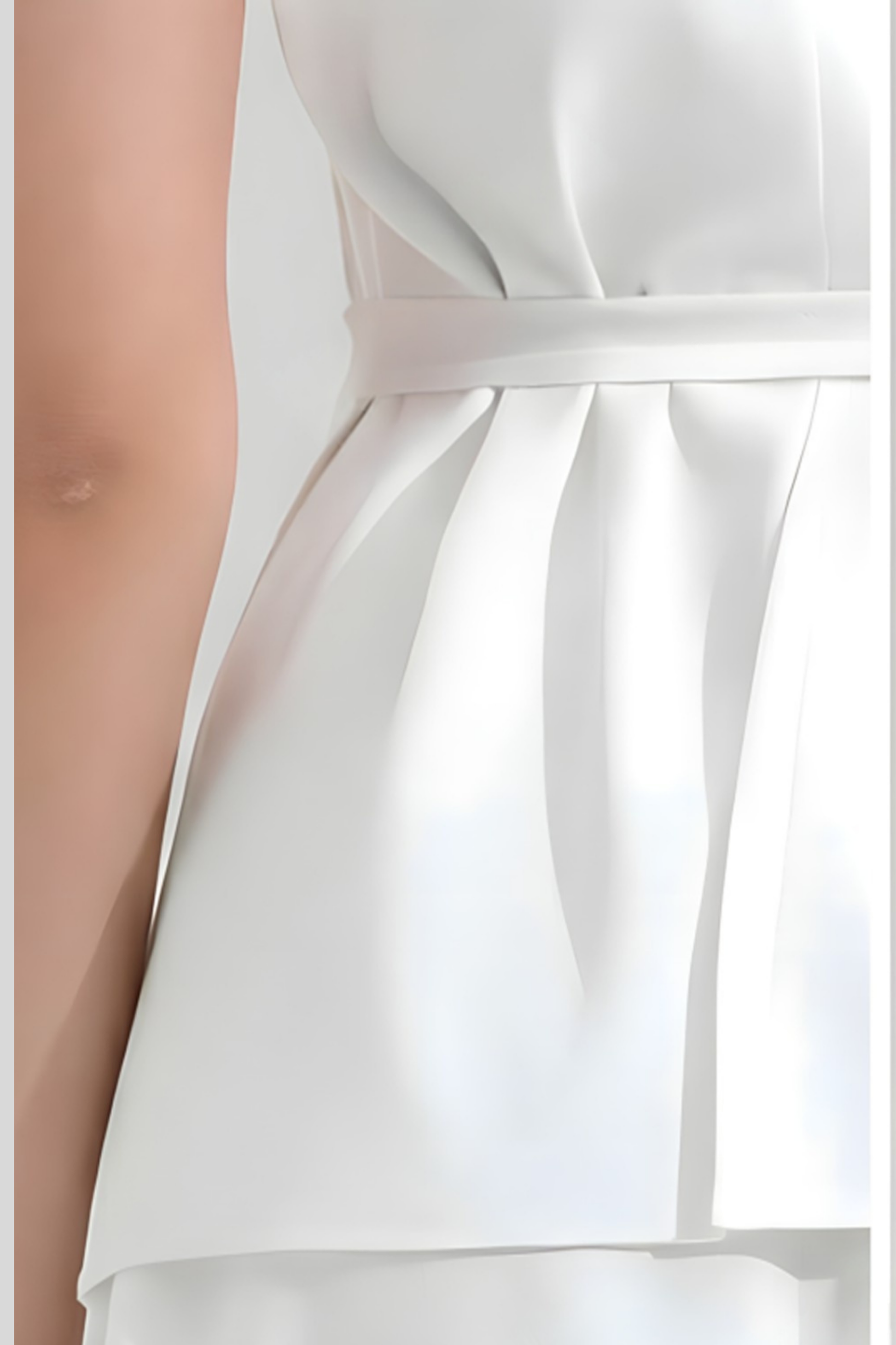 white-two-piece-skirt-set-women White