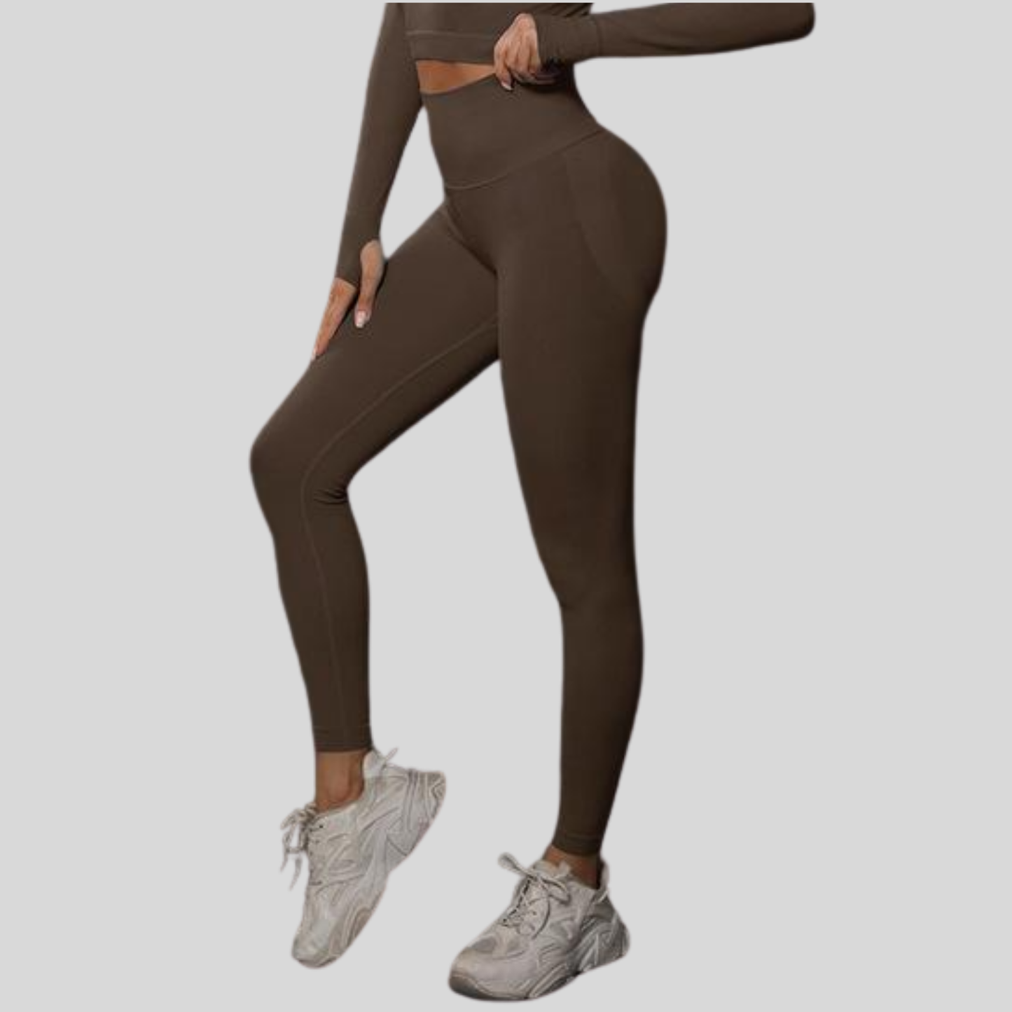 Alzya® SculptFit Push-Up Contour Leggings – Seamless High-Waisted Design - Alzya