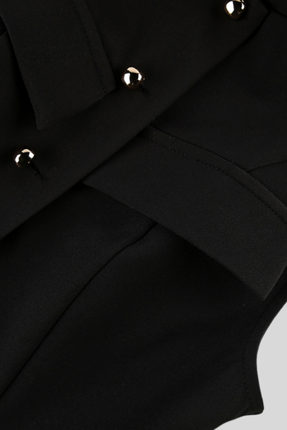 black-sleeveless-structured-top-women Black