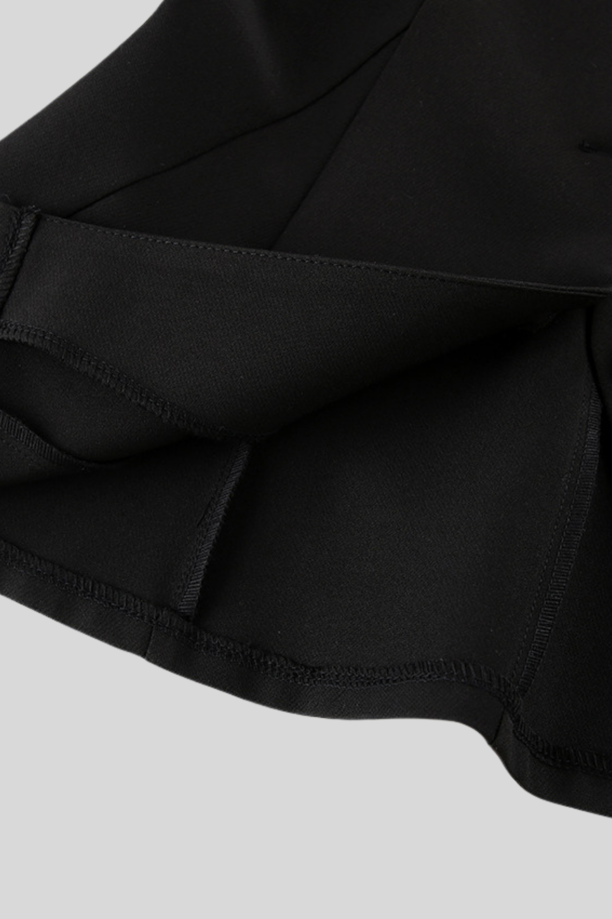 black-sleeveless-structured-top-women Black