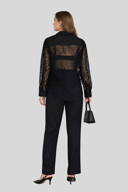 lace-patchwork-long-sleeve-shirt-women White