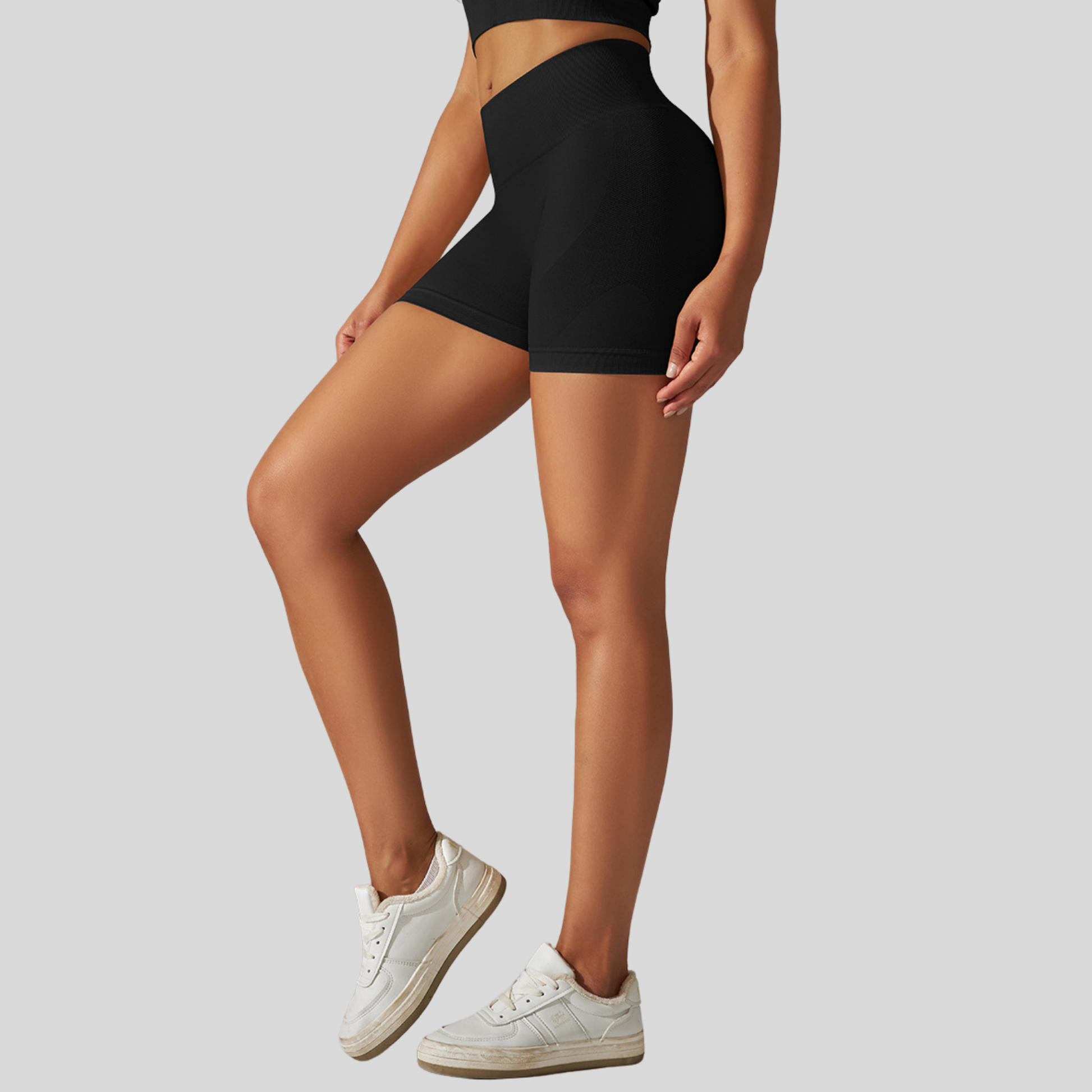 Alzya™ Sculpting Cycling Shorts – High Waist, Natural Push-Up Effect - Alzya