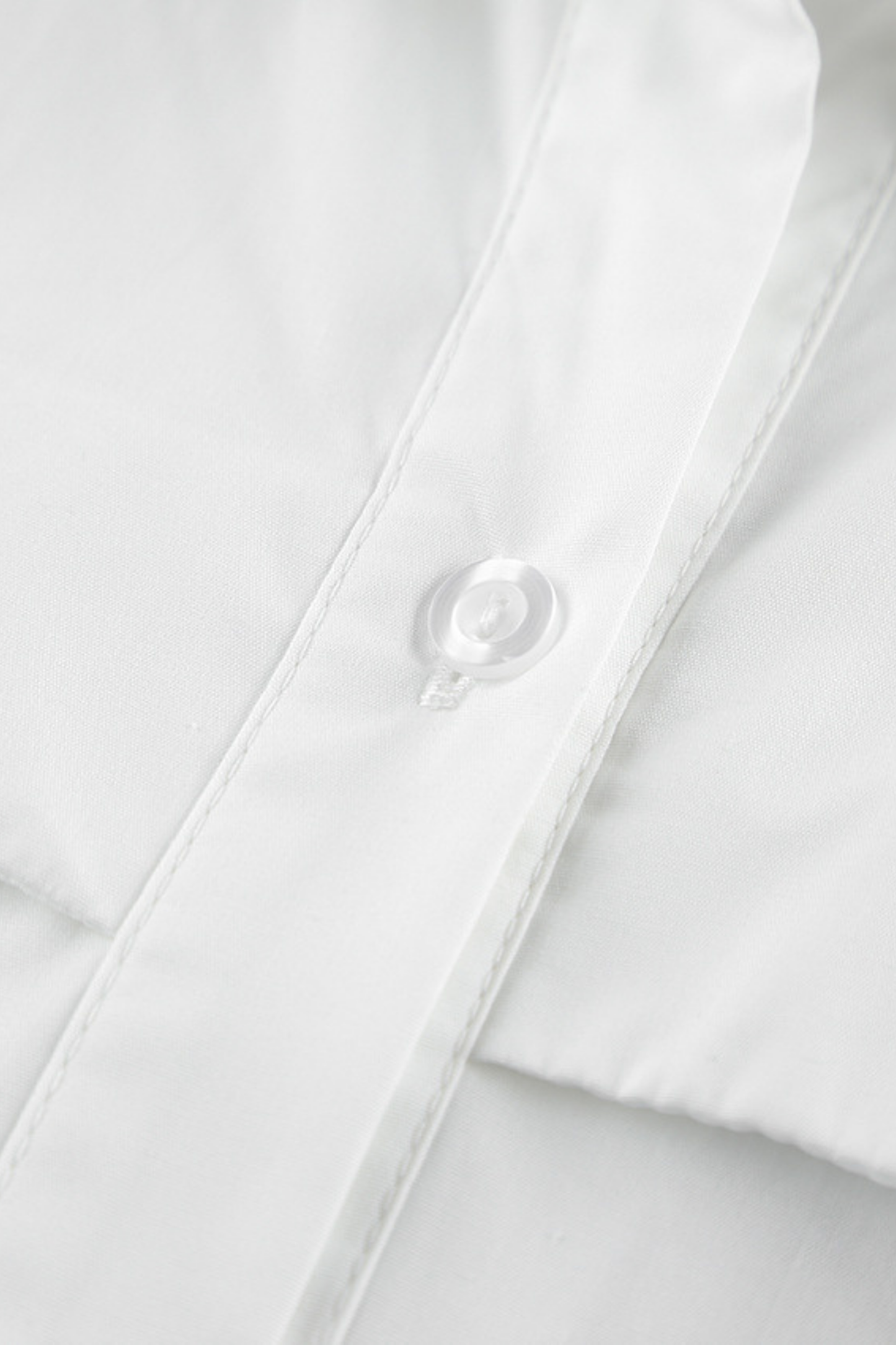 cotton-irregular-long-sleeve-shirt-women White