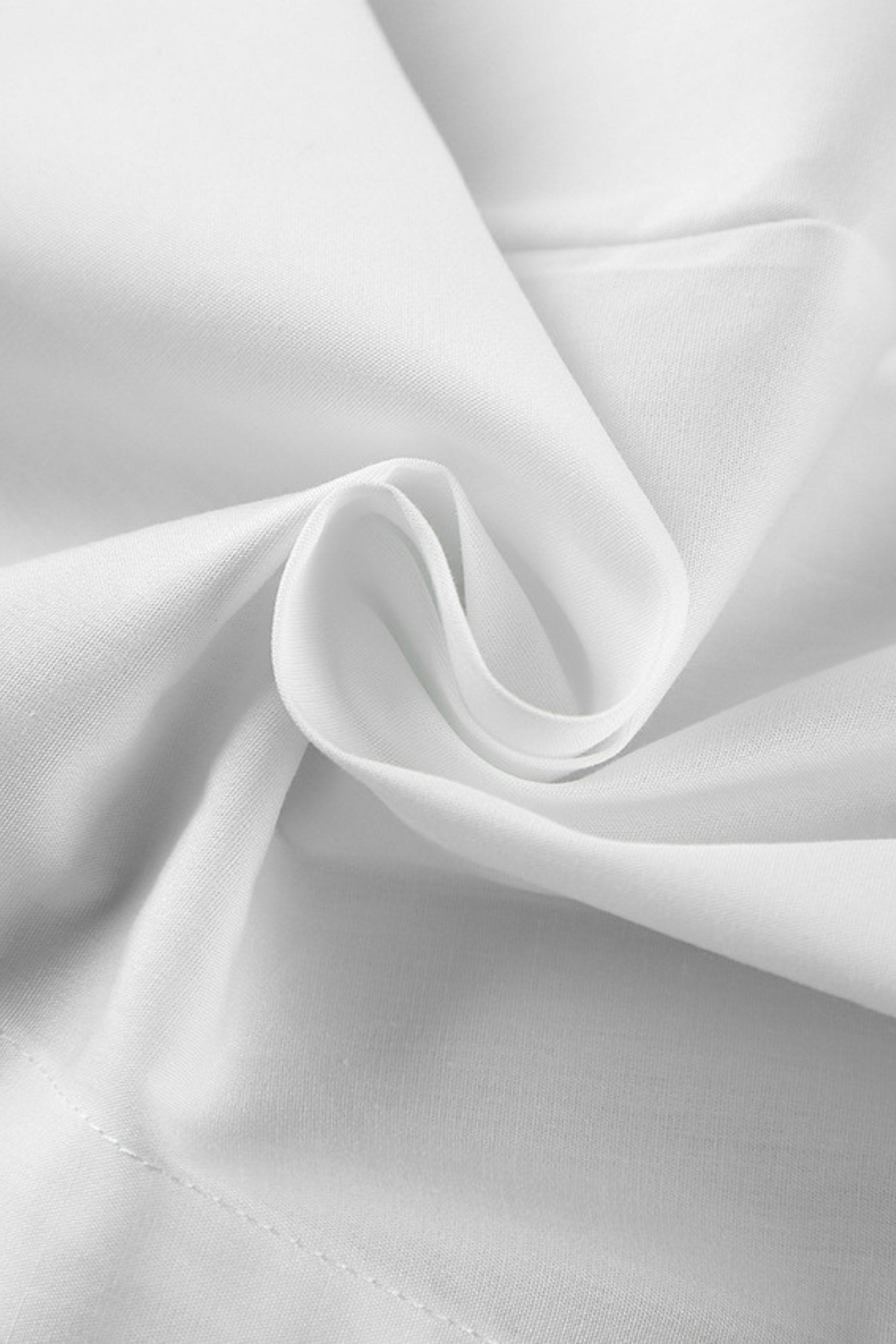 cotton-irregular-long-sleeve-shirt-women White