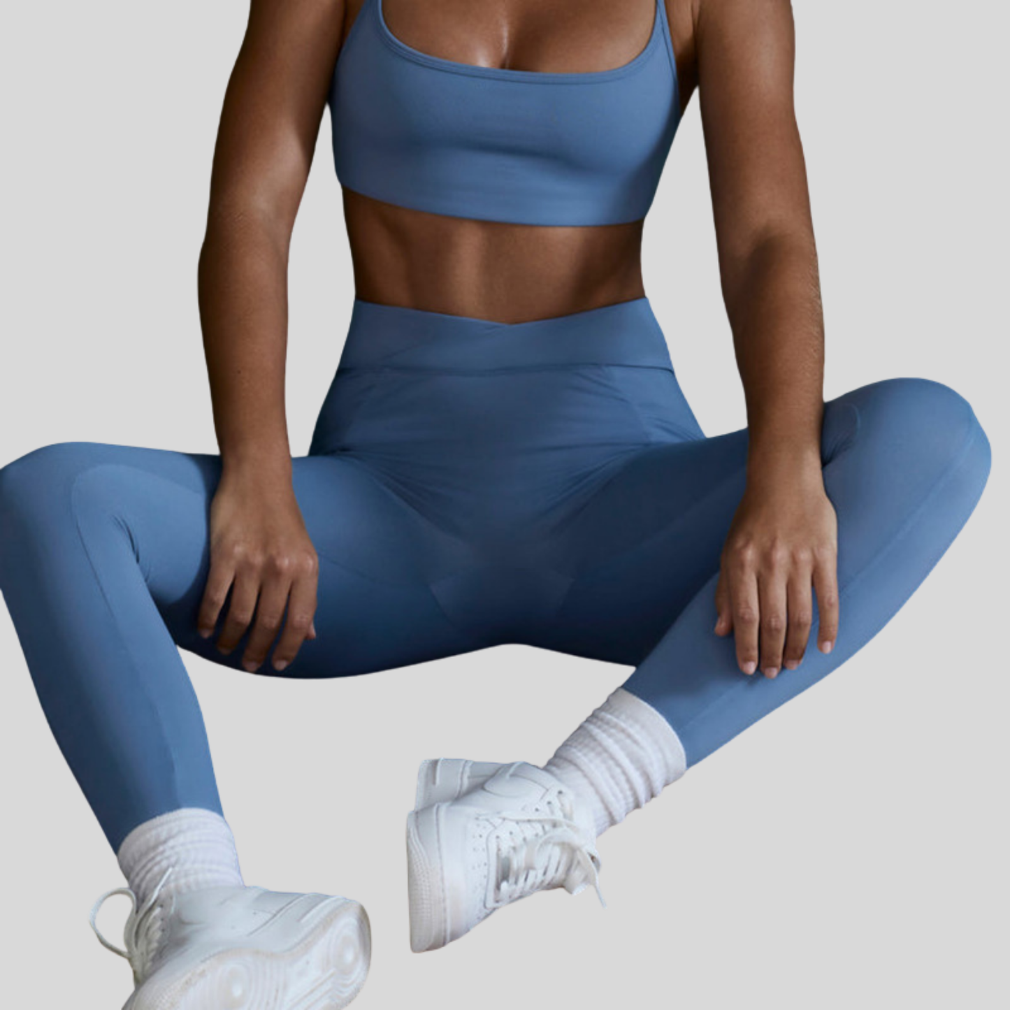 Alzya™ High-Waisted Leggings with Side Pockets – Sculpting Fit & Second-Skin Feel - Alzya