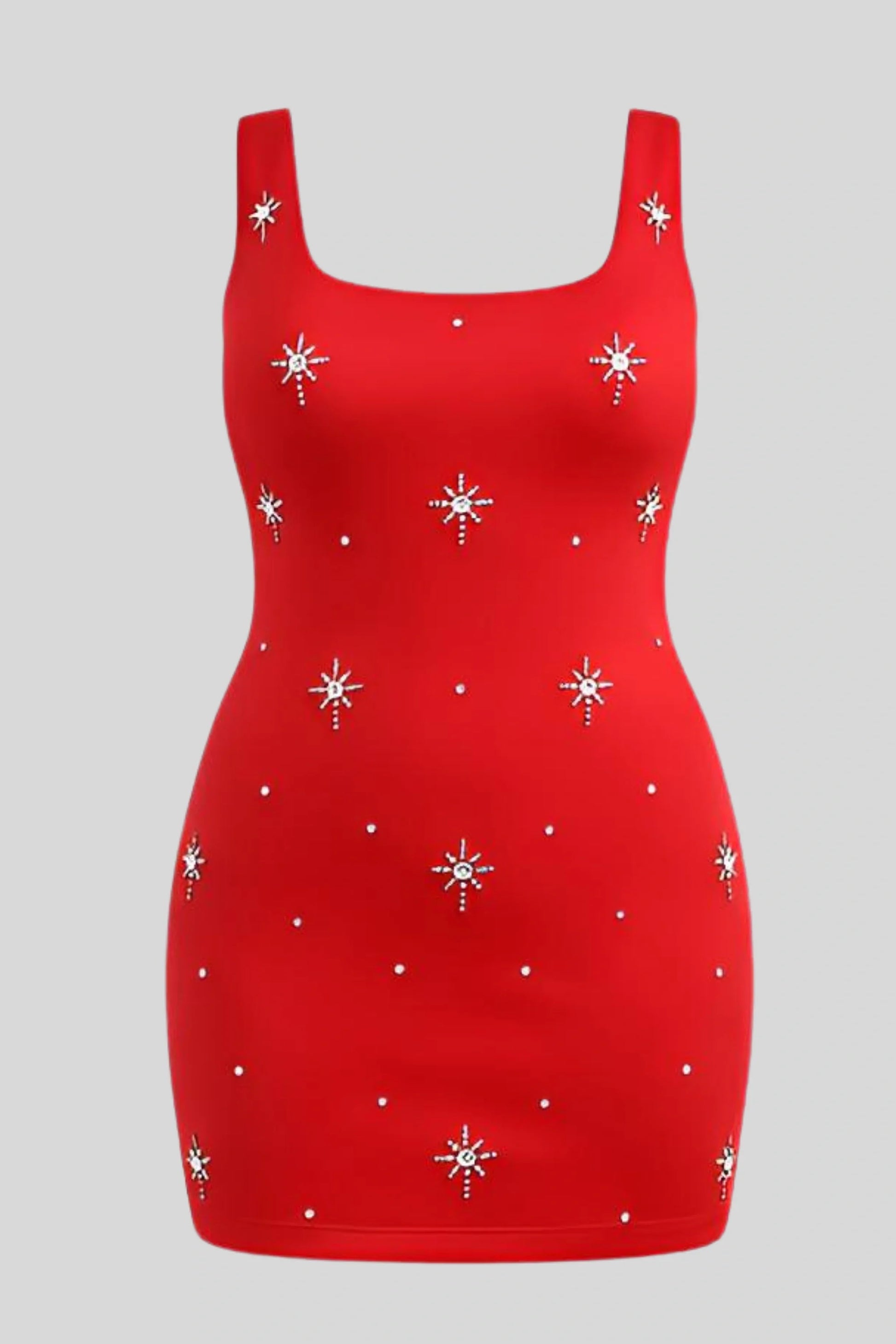 Sleeveless Bandage Mini Dress with Diamond Bow Black