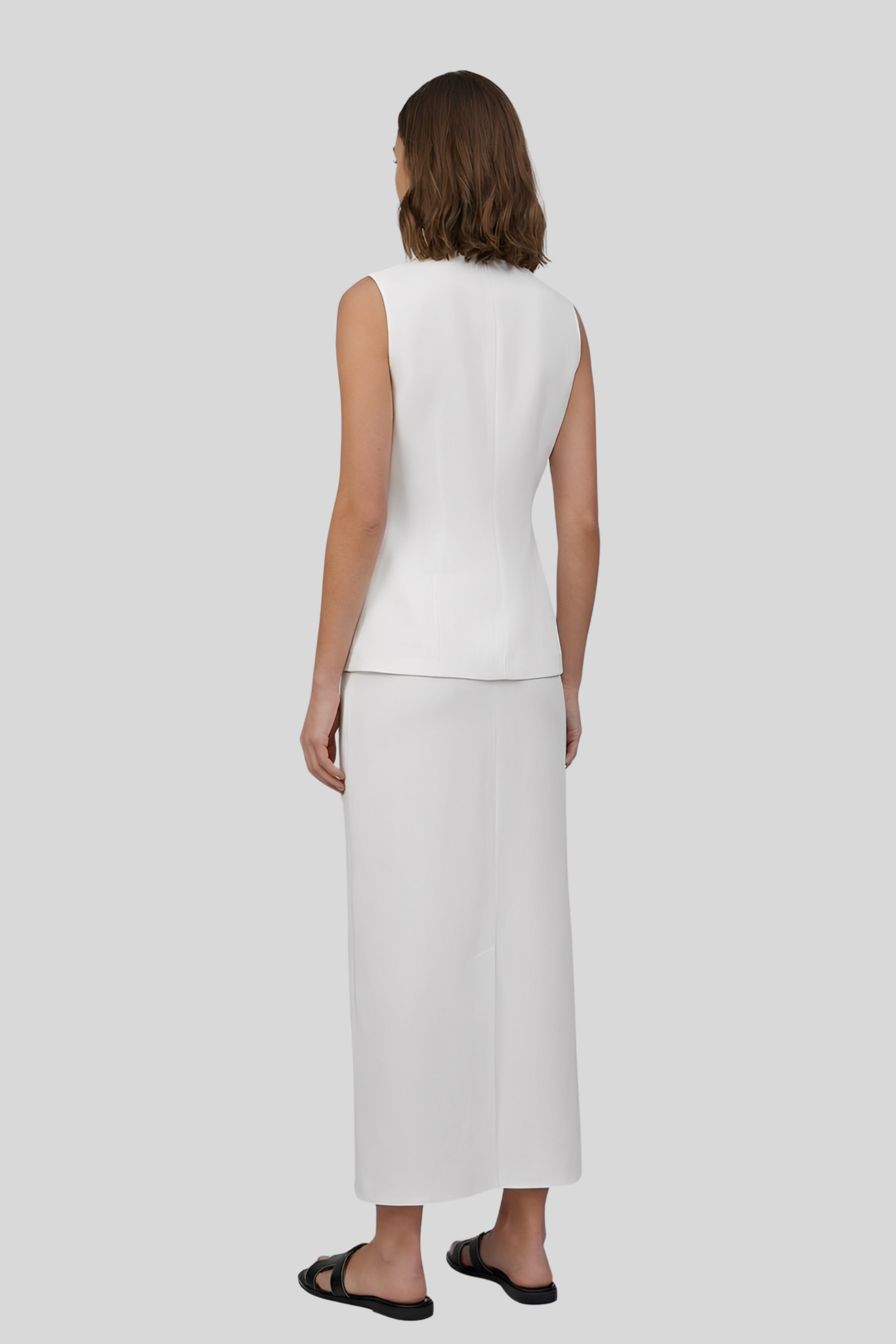 white-vest-long-slit-skirt-set-women White