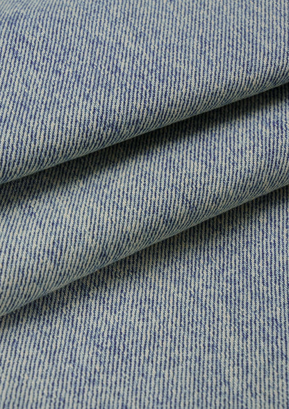 Distressed Flared Light-Wash Jeans Light Blue