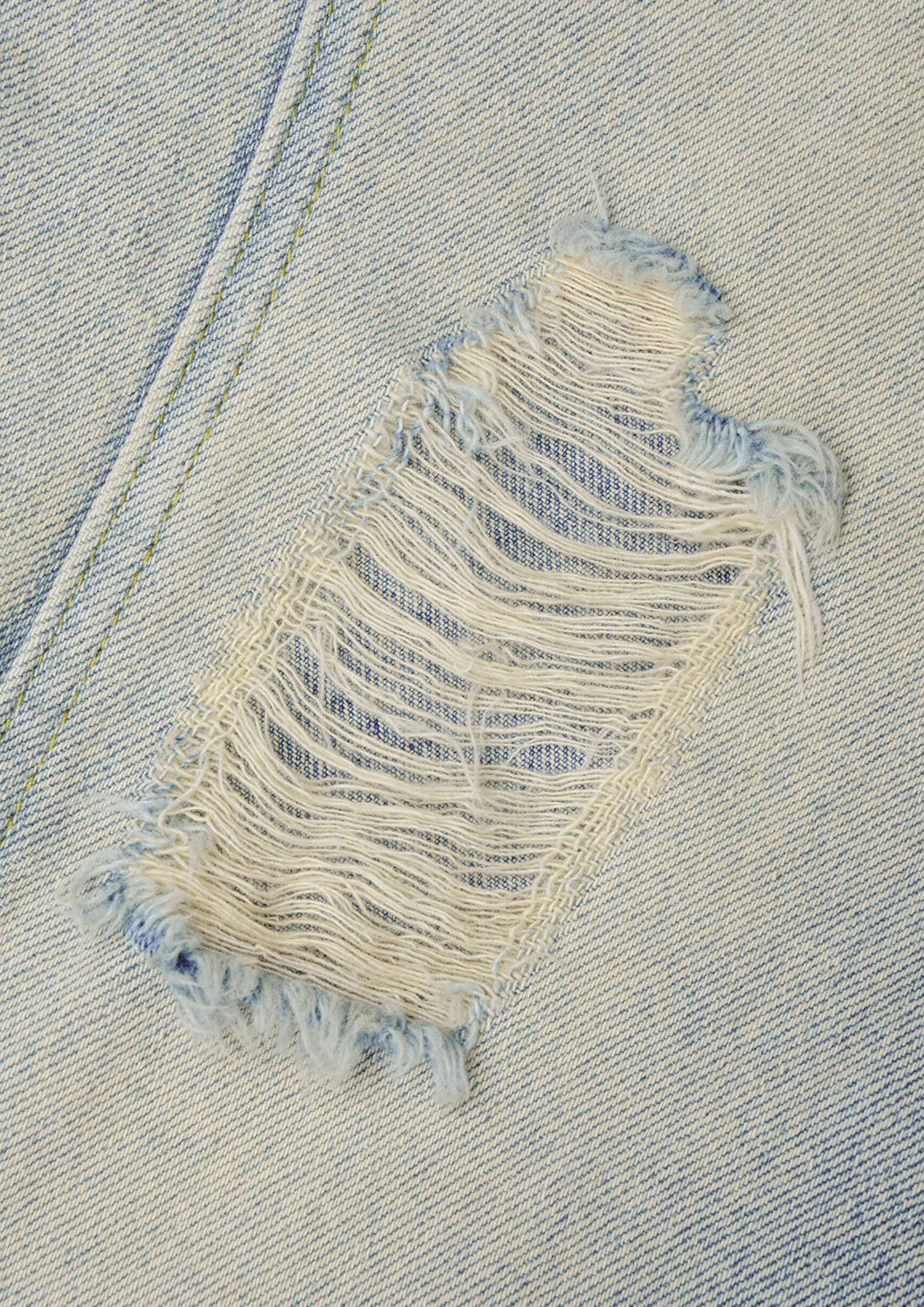 Distressed Flared Light-Wash Jeans Light Blue