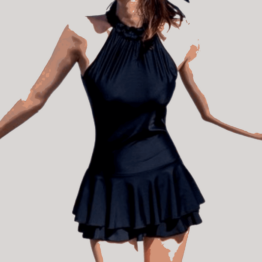 Backless Cut-Out One-Piece Swimsuit - Alzya