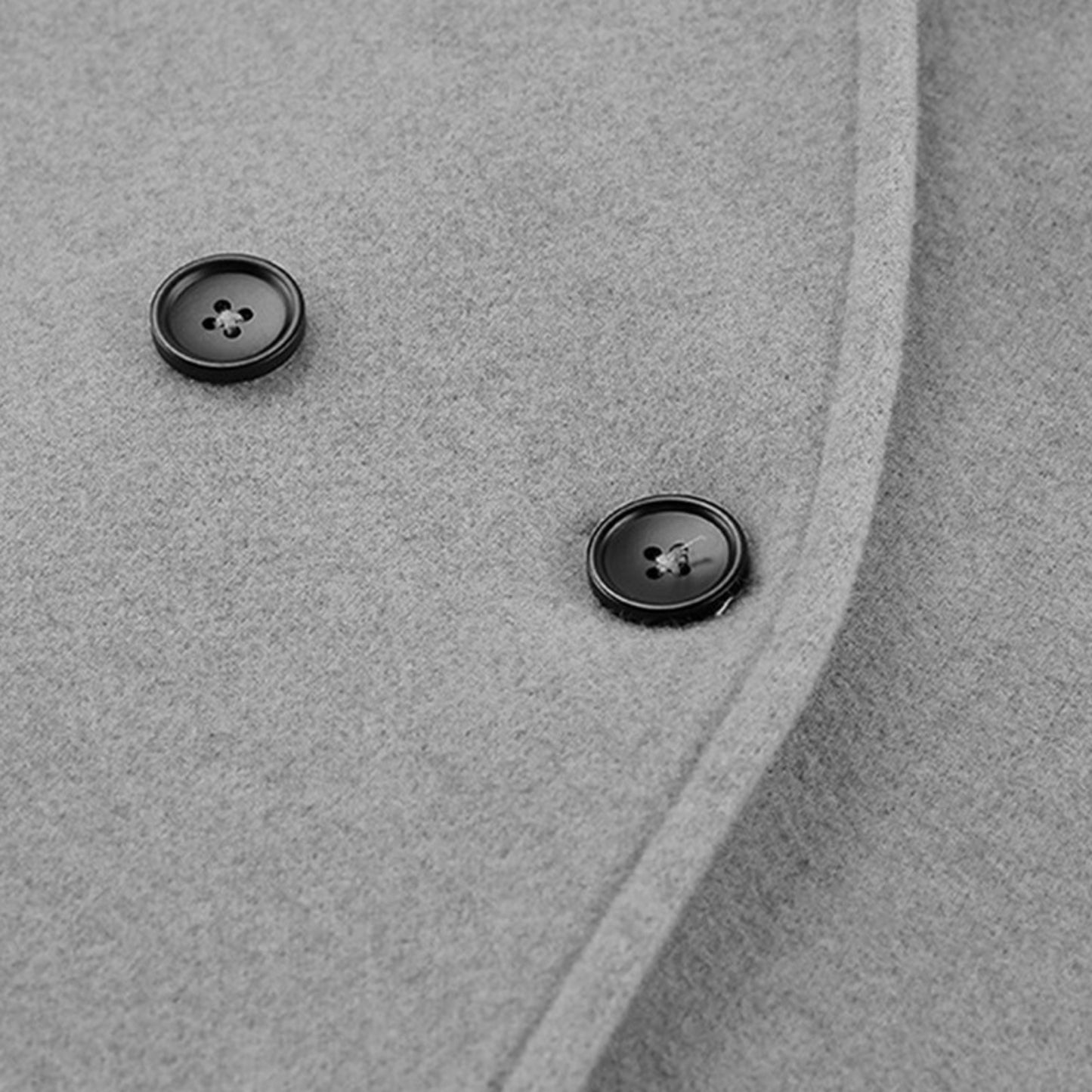 Women’s double-breasted wool coat