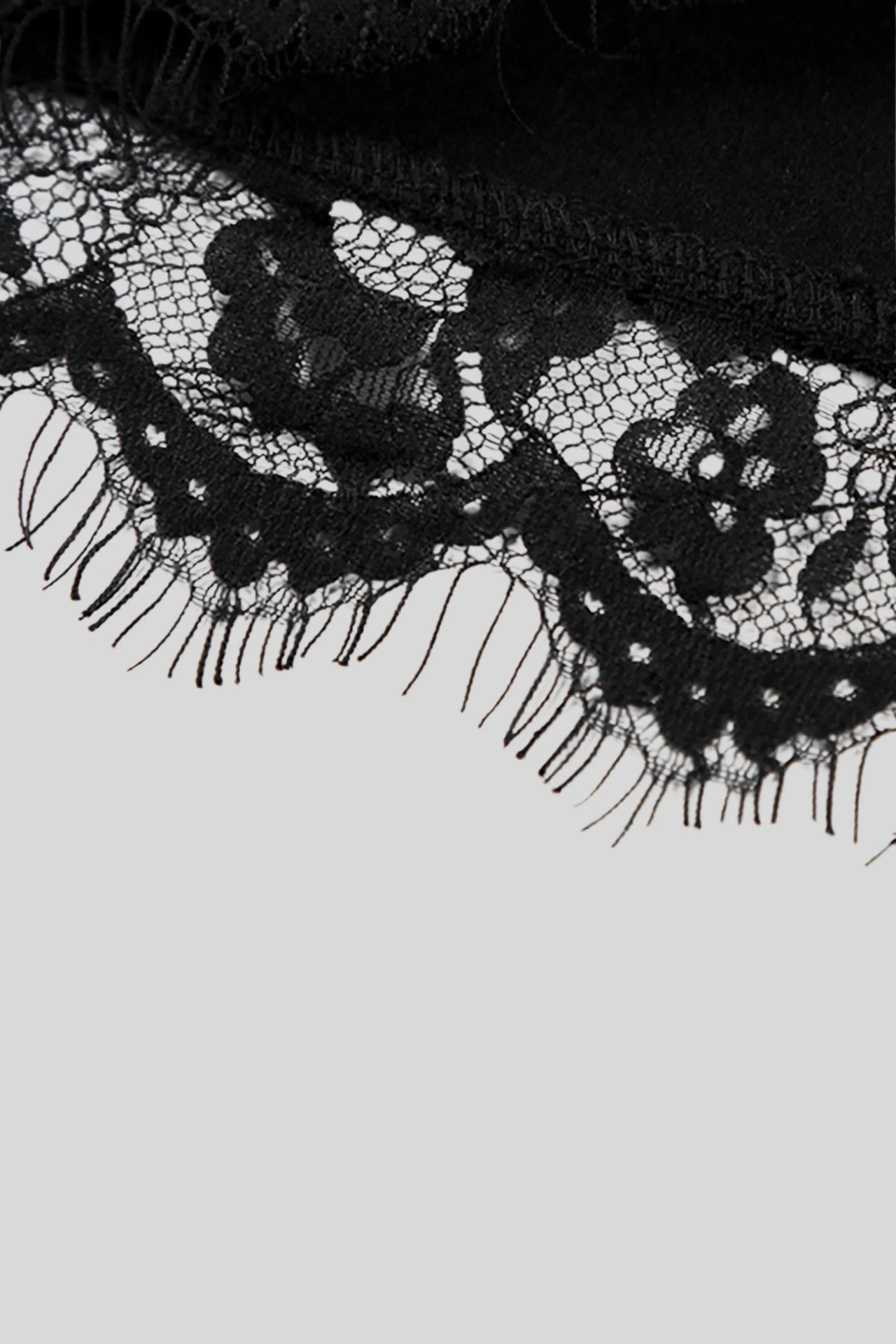 Alzya Black Lace V-Neck Bodycon Mini Dress