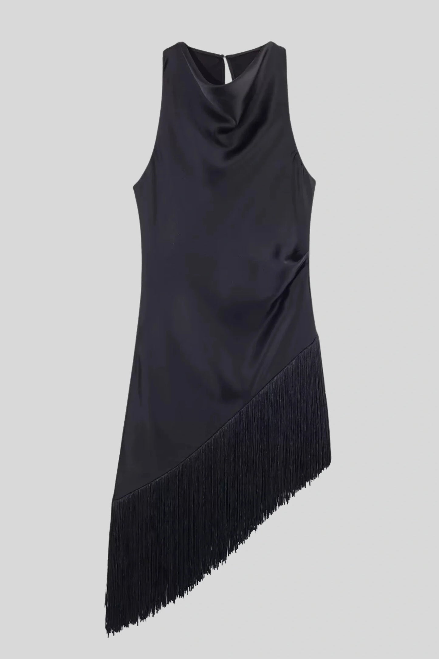 Black Fringe Dress That Moves Like Nothing Else Black