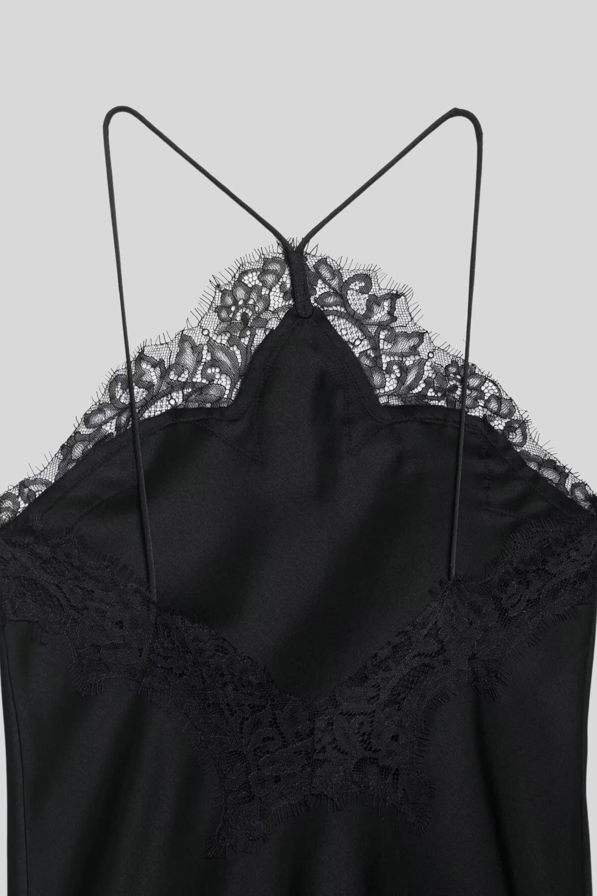Black Satin Dress That Follows Every Curve Without Clinging Black