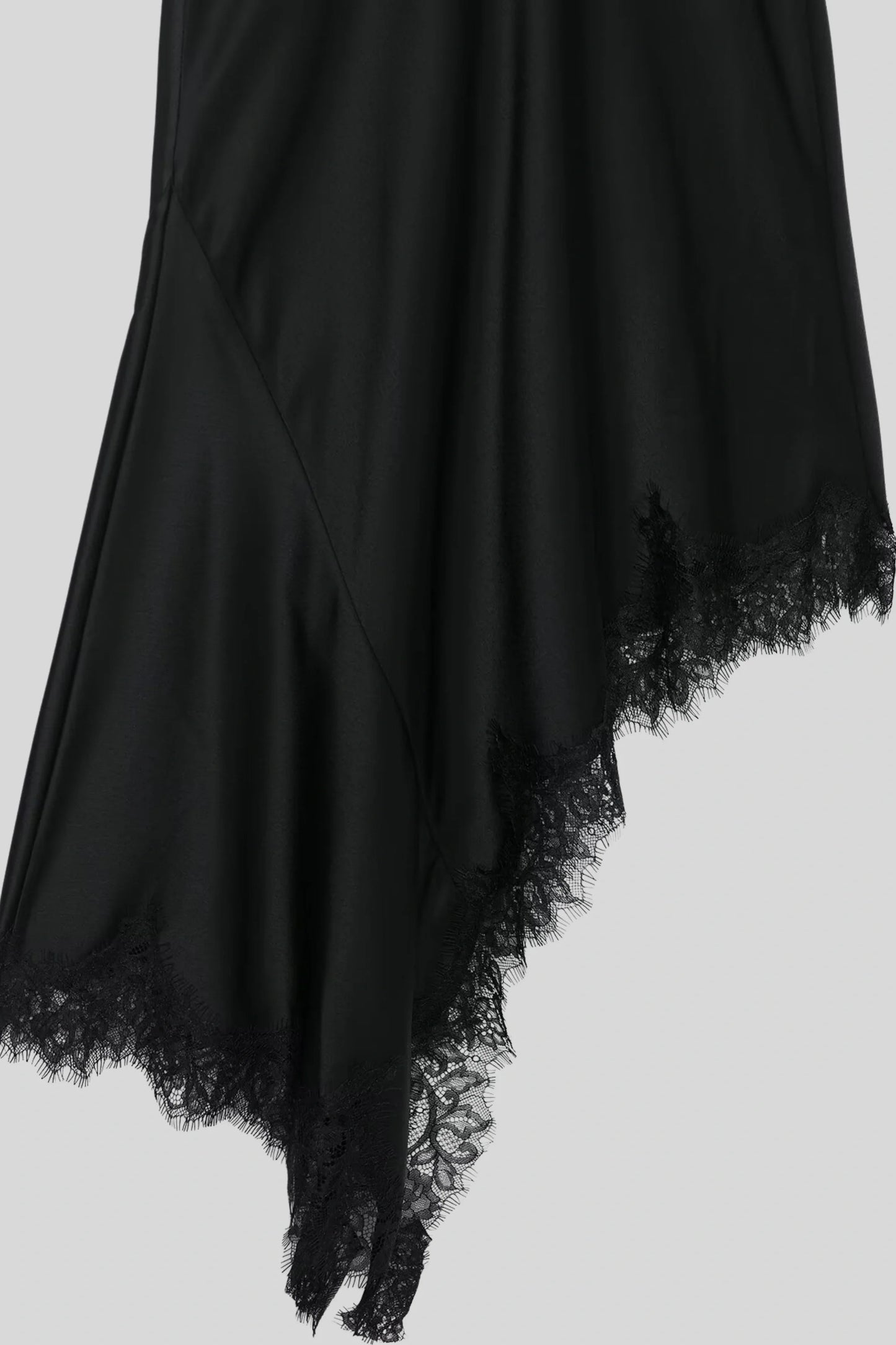 Black Satin Dress That Follows Every Curve Without Clinging Black