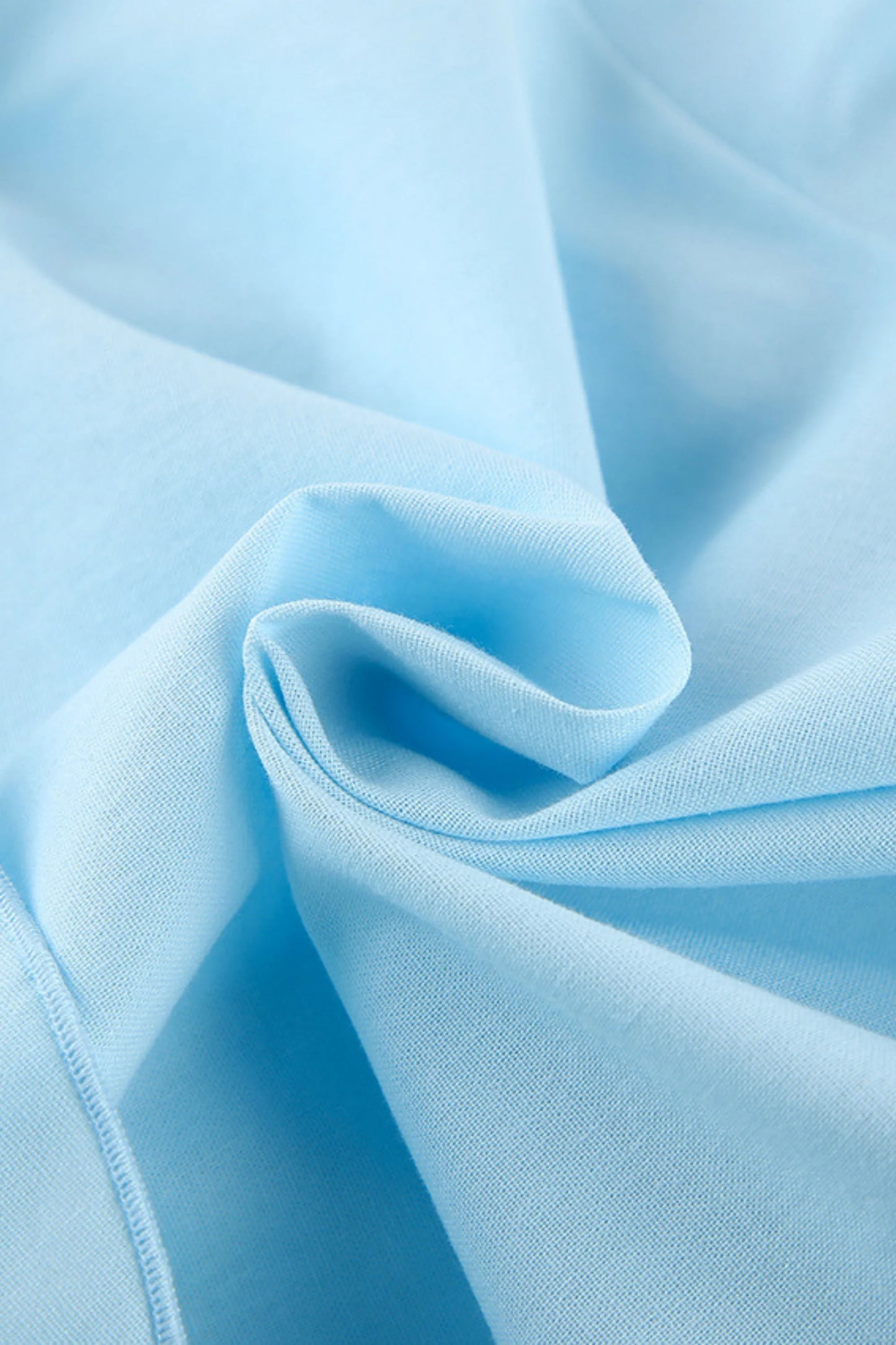 Cotton-Linen Ruffle Tank & Wide-Leg Flared Pants Set Teal