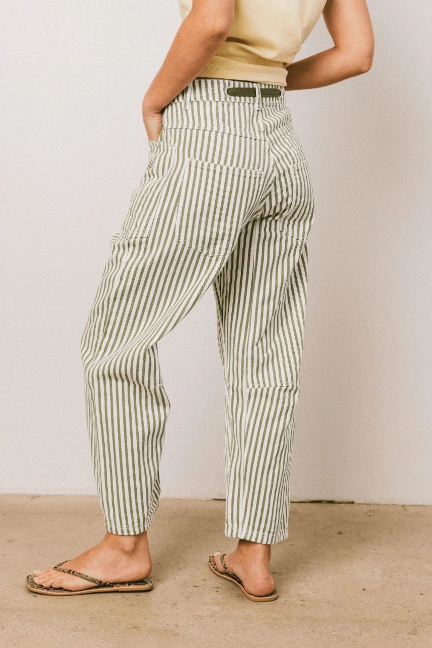Alzya_Cotton_Straight-Leg_Patchwork_Jeans_with_Drawstring_Olive_Green