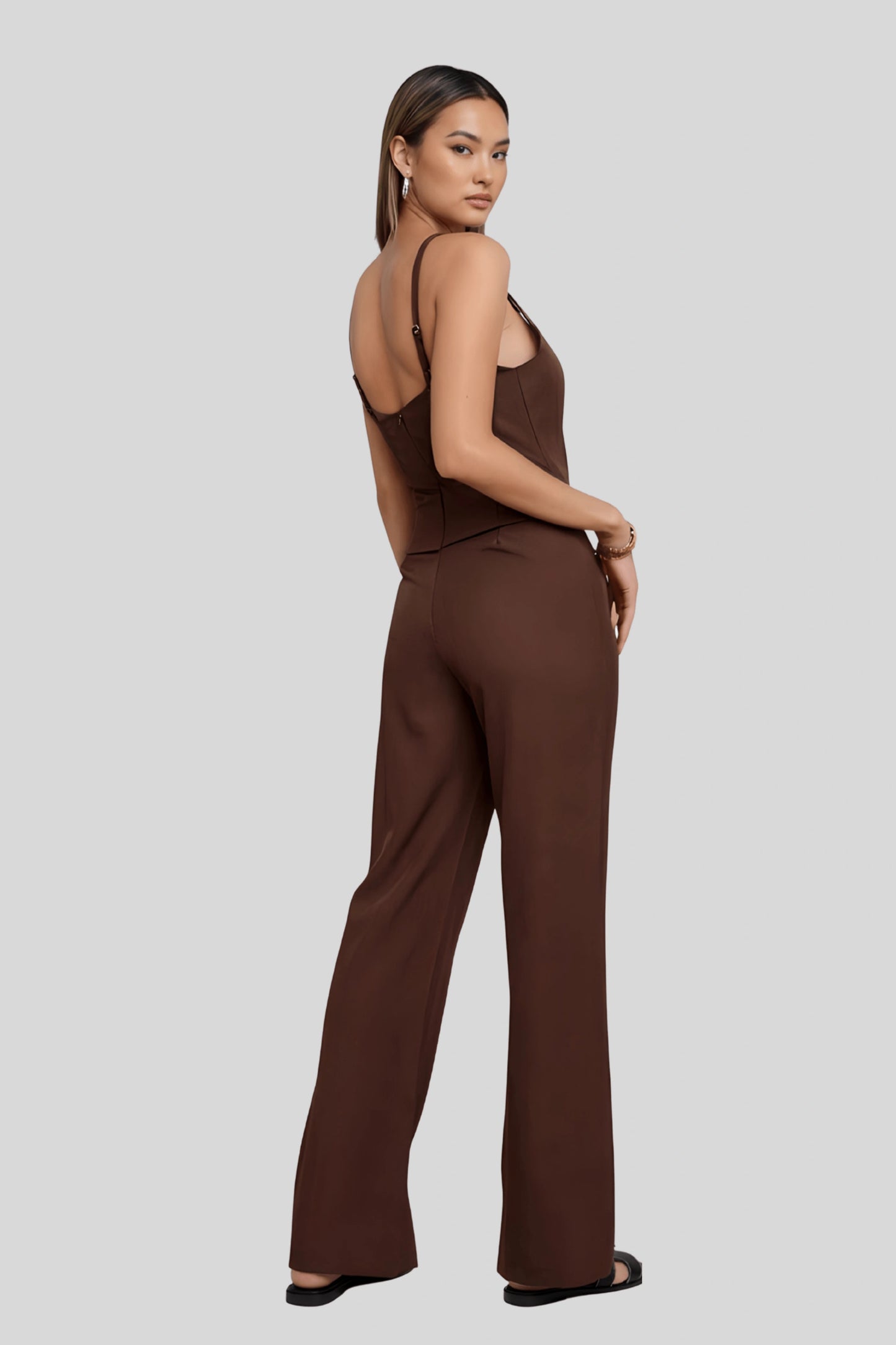 Alzya Elegant Sleeveless Jumpsuit with High Waist