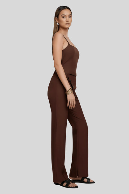 Alzya Elegant Sleeveless Jumpsuit with High Waist