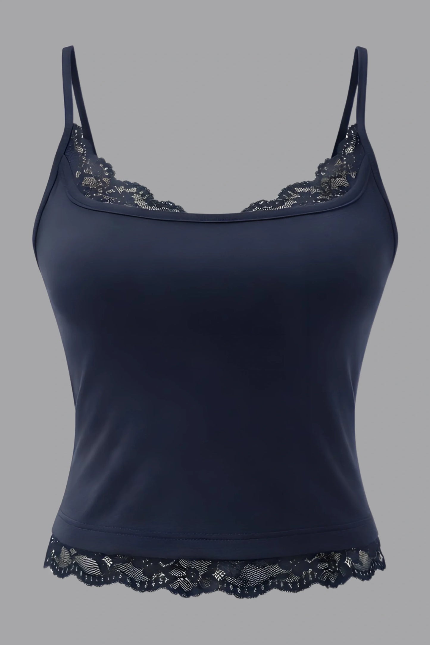 navy-lace-trim-fitted-tank-top Navy