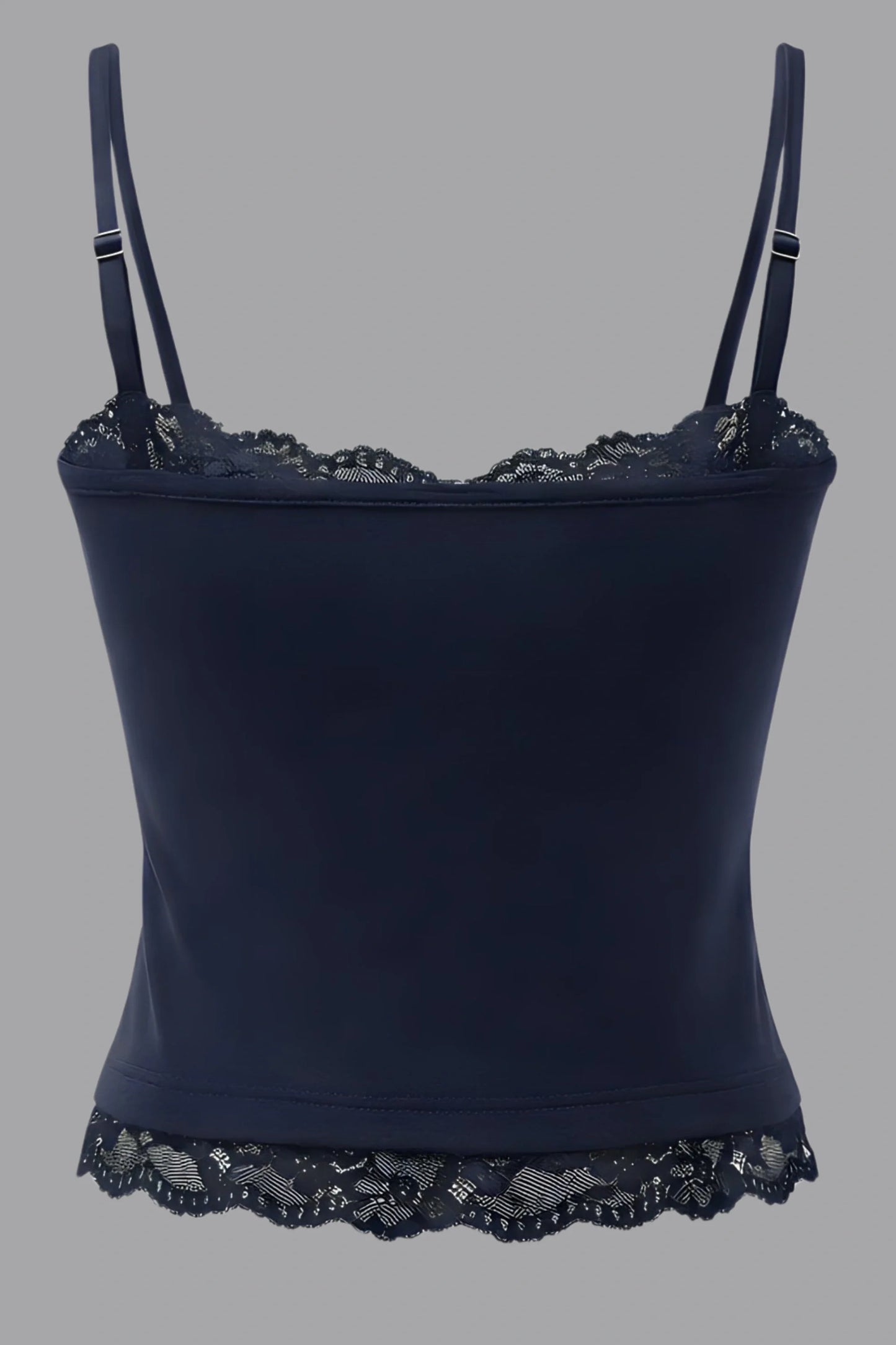 navy-lace-trim-fitted-tank-top Navy