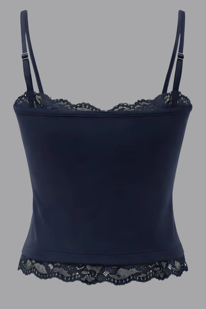 navy-lace-trim-fitted-tank-top Navy
