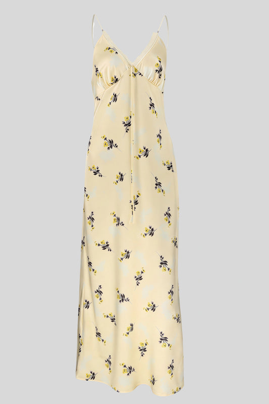 Alzya_Floral_Print_V-Neck_Slip_Maxi_Dress_yellow