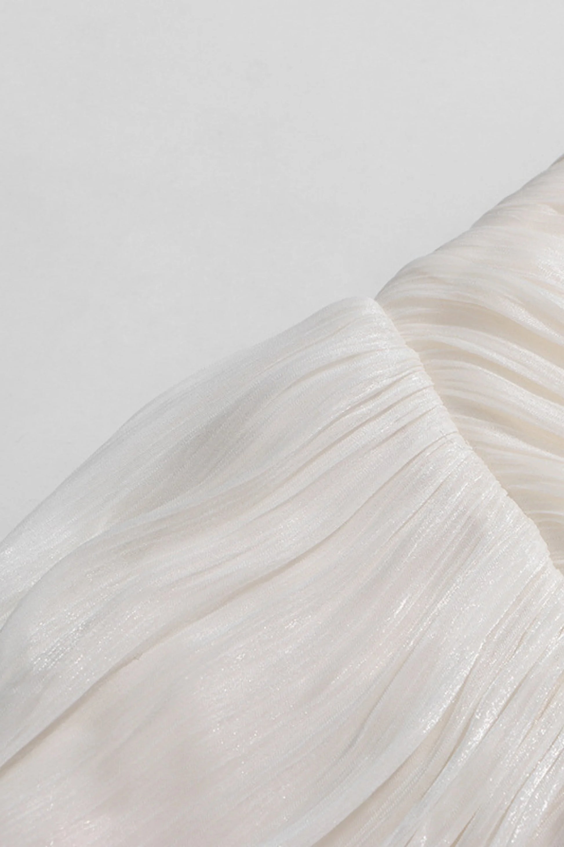 Halter Crop Top and Pleated Skirt Set White