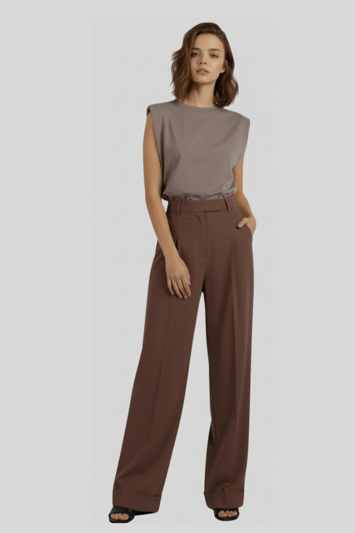 Alzya_High-Waist_Wide-Leg_Trousers_with_Zip_Closure_and_Turn-Up_Hem_Brown