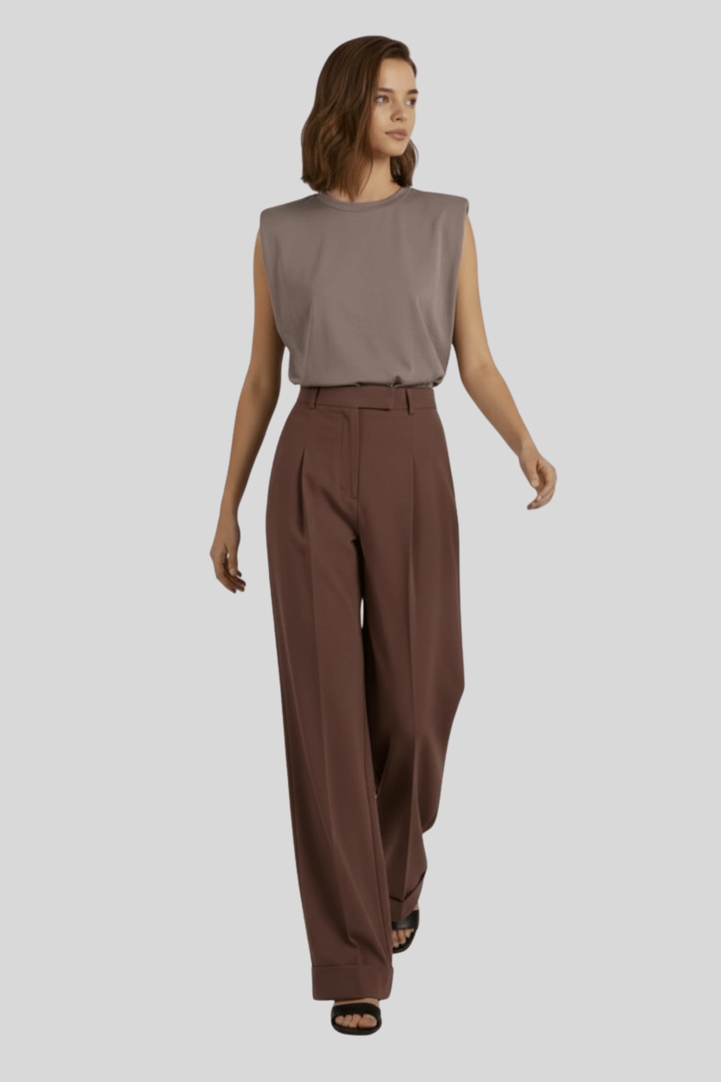 Alzya_High-Waist_Wide-Leg_Trousers_with_Zip_Closure_and_Turn-Up_Hem_Brown