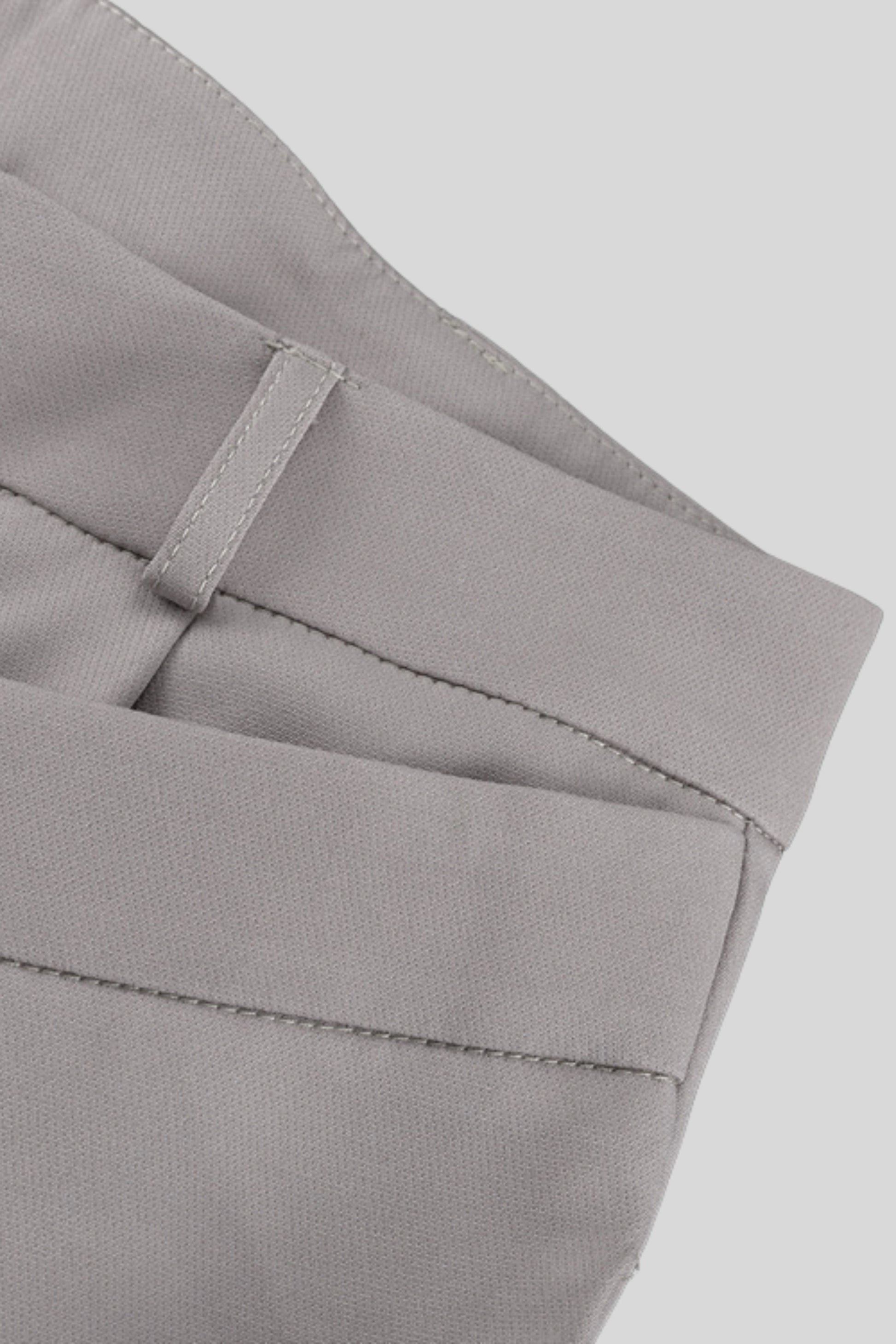 High-Waisted Asymmetrical Wide-Leg Pants Color: