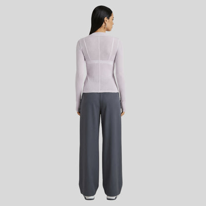 High-Waisted Wide-Leg Tailored Pants