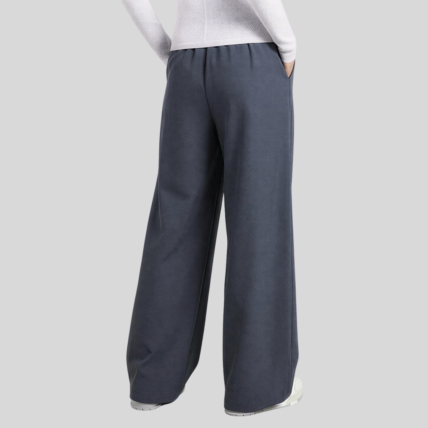High-Waisted Wide-Leg Tailored Pants