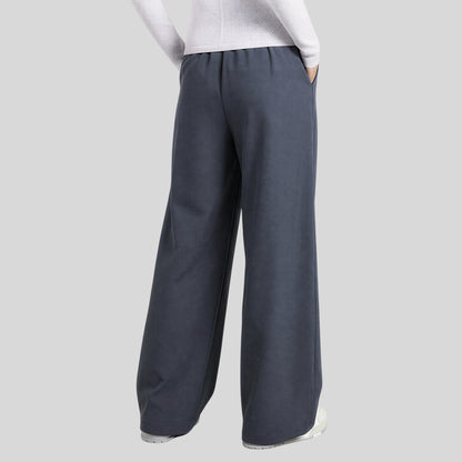 High-Waisted Wide-Leg Tailored Pants
