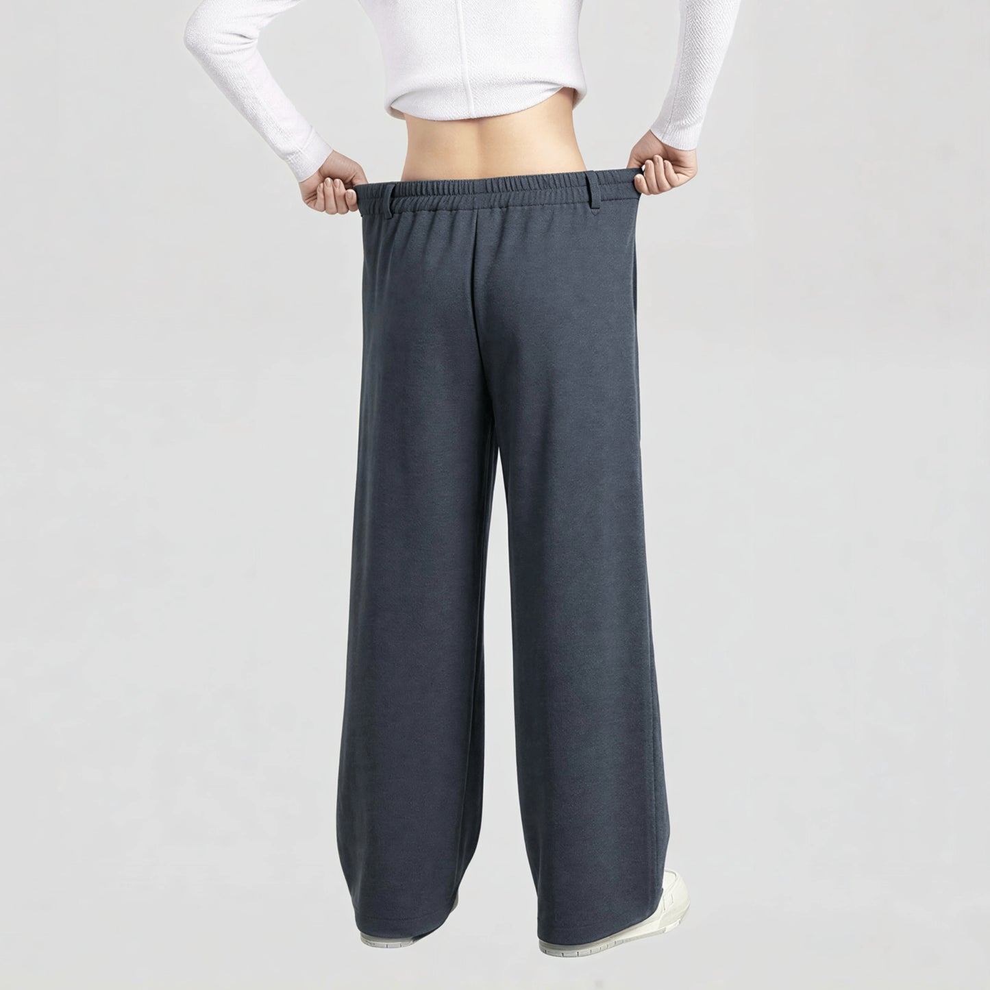 High-Waisted Wide-Leg Tailored Pants