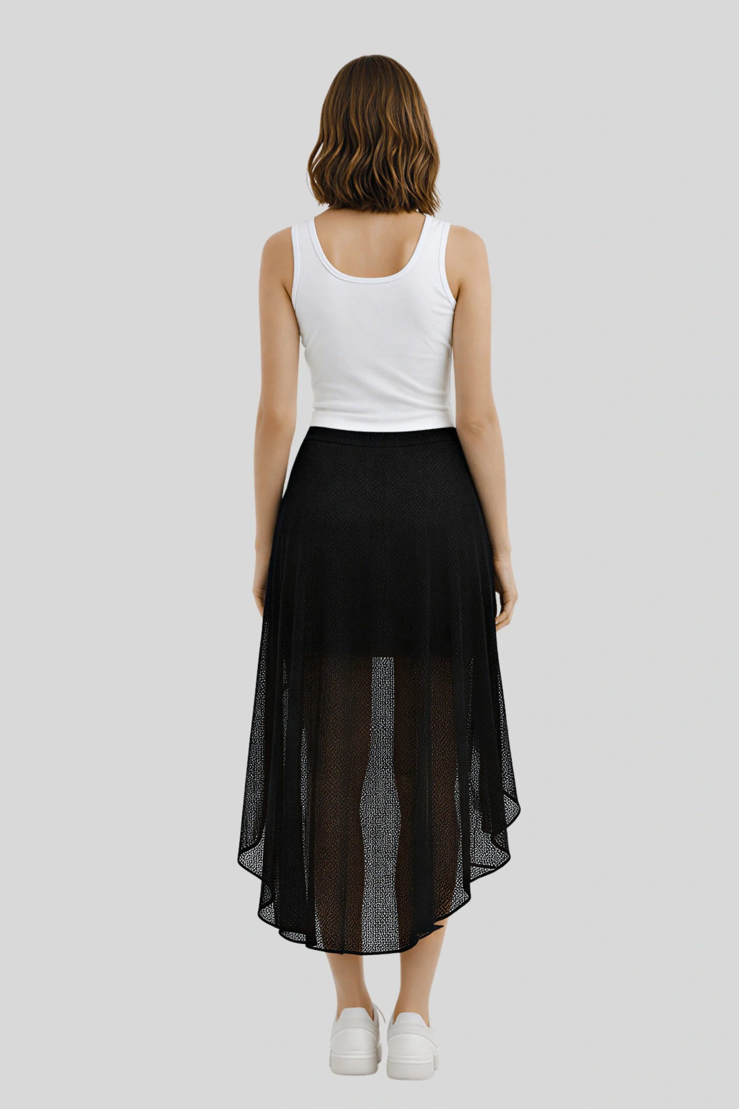 Fitted Square-Neck Crop Top