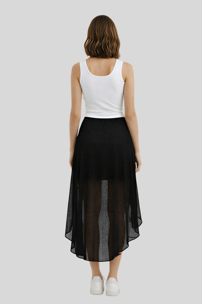 Fitted Square-Neck Crop Top