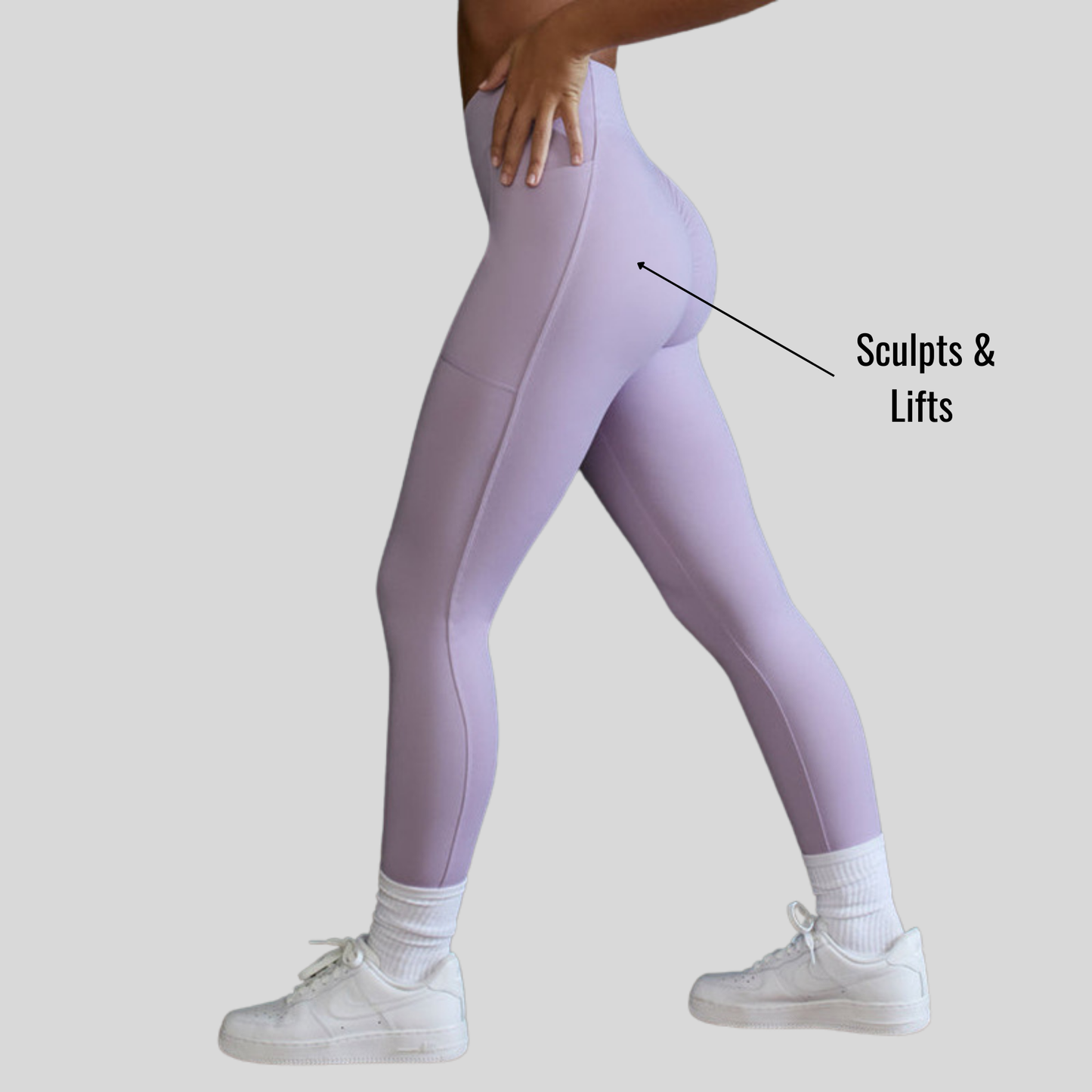 Alzya™ High-Waisted Leggings with Side Pockets | Sculpting Fit & Second-Skin Feel