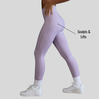 Alzya™ High-Waisted Leggings with Side Pockets | Sculpting Fit & Second-Skin Feel