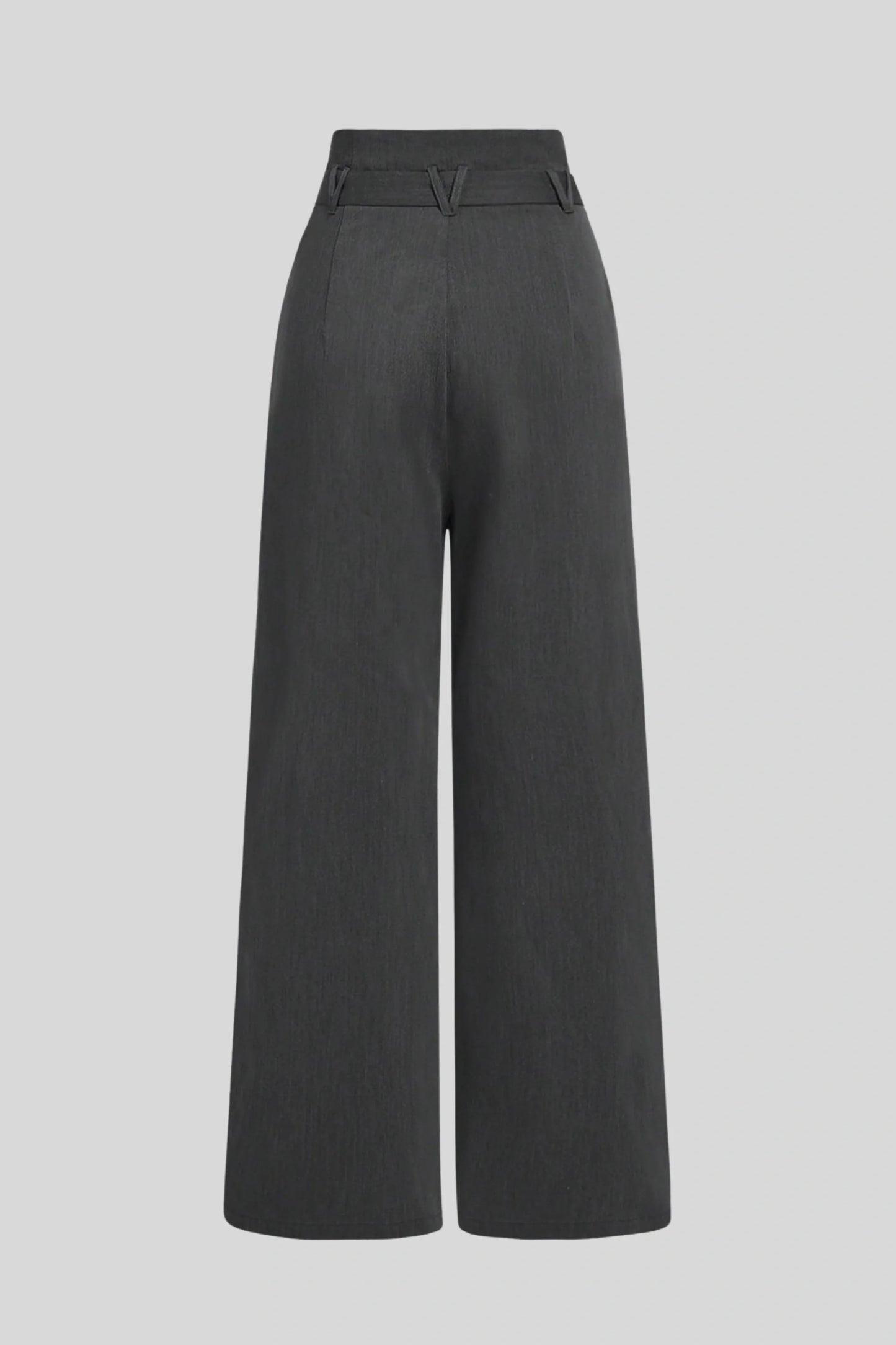 Alzya High Waisted Grey Wide Leg Pants