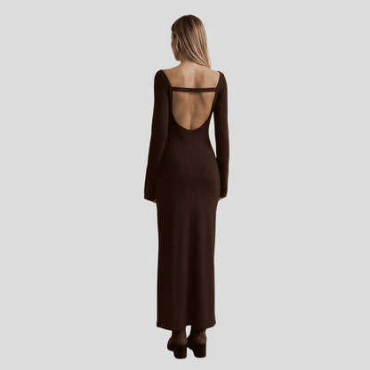 Alzya Long Dress with Open Back