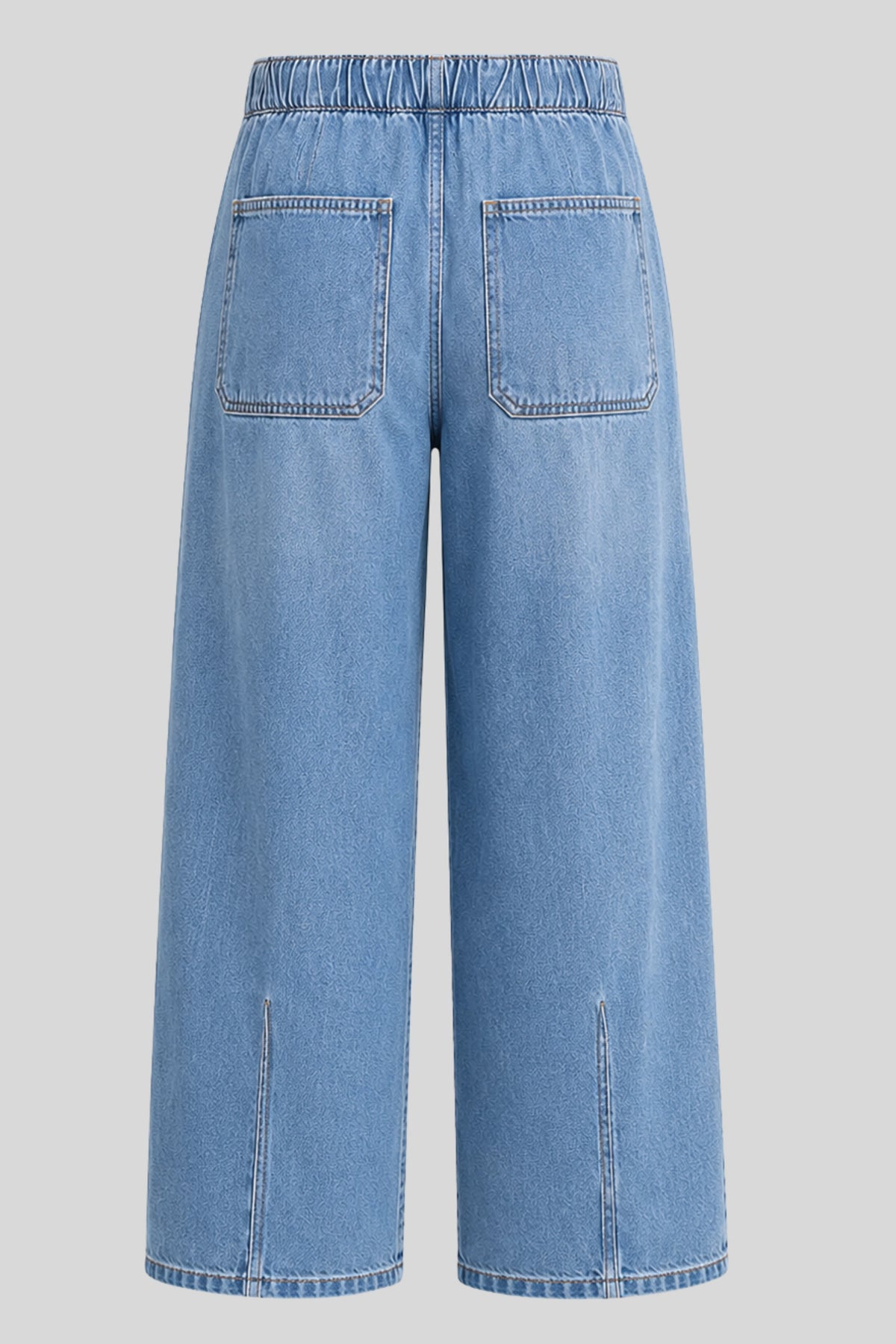 Alzya Lyzia Relaxed Low-RiseWide-Leg DenimJeans_blue