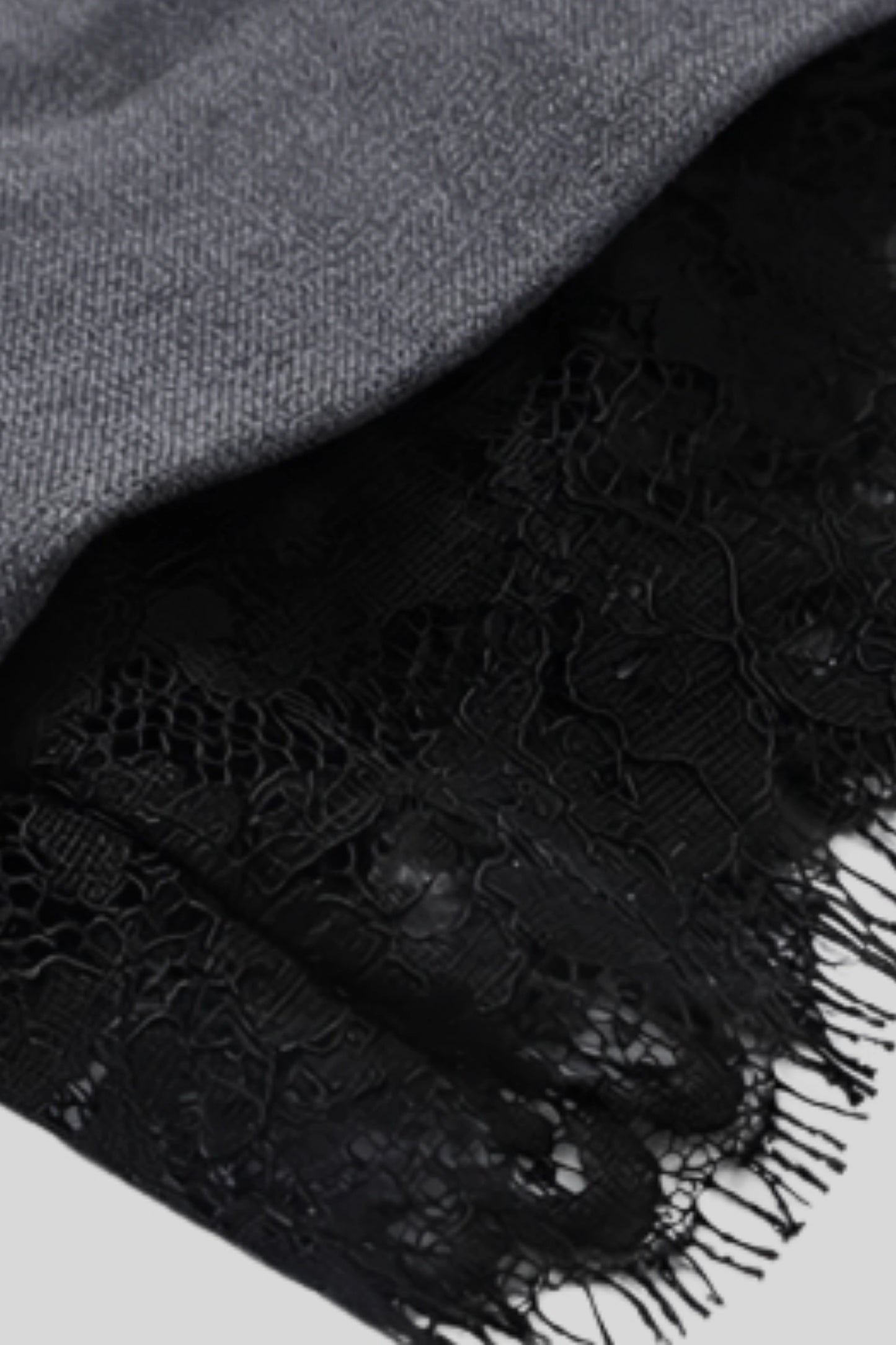 Alzya Oversized Lace Detail Blazer (8)