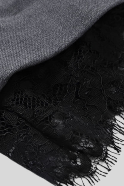 Alzya Oversized Lace Detail Blazer (8)
