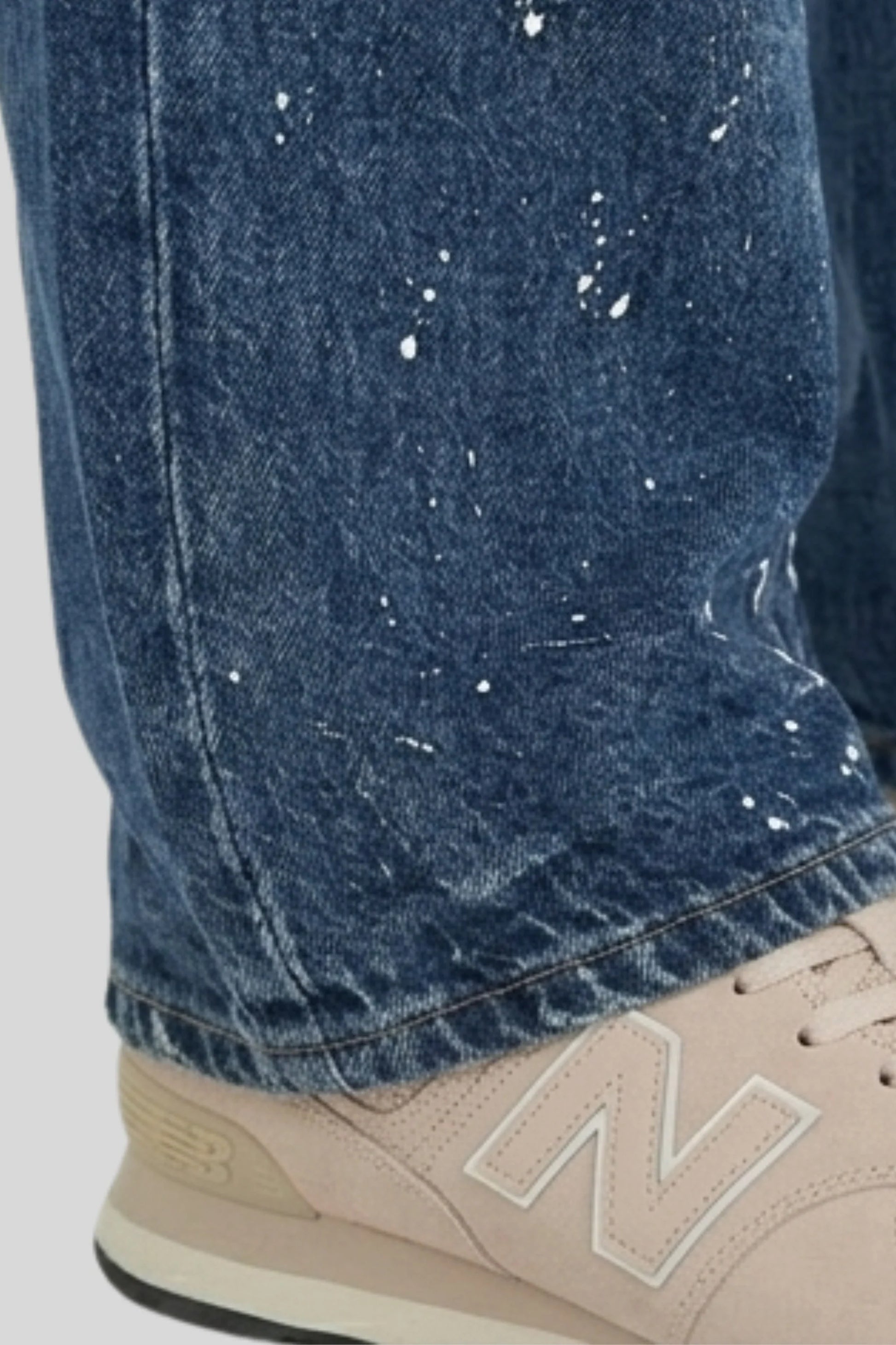 Alzya Patchwork Drawstring Cargo denim jean Pants Timeless Blue dark