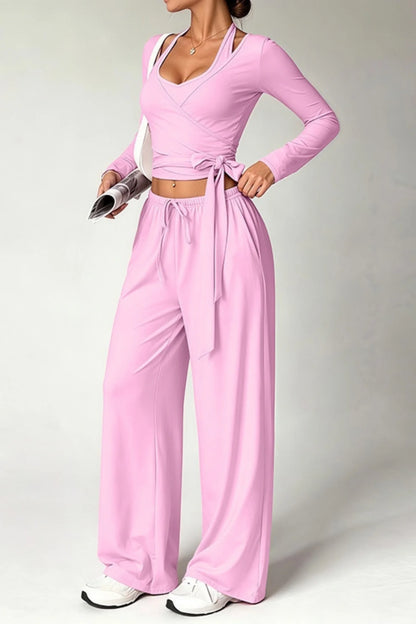 Pink Yoga & Sports Set
