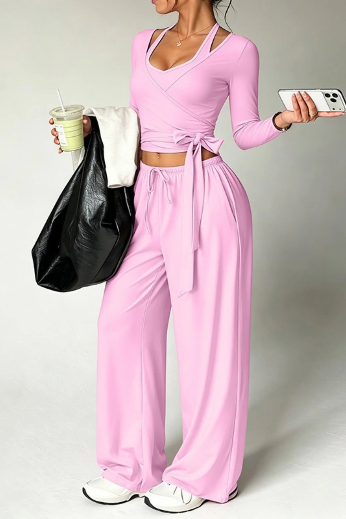 Pink Yoga & Sports Set